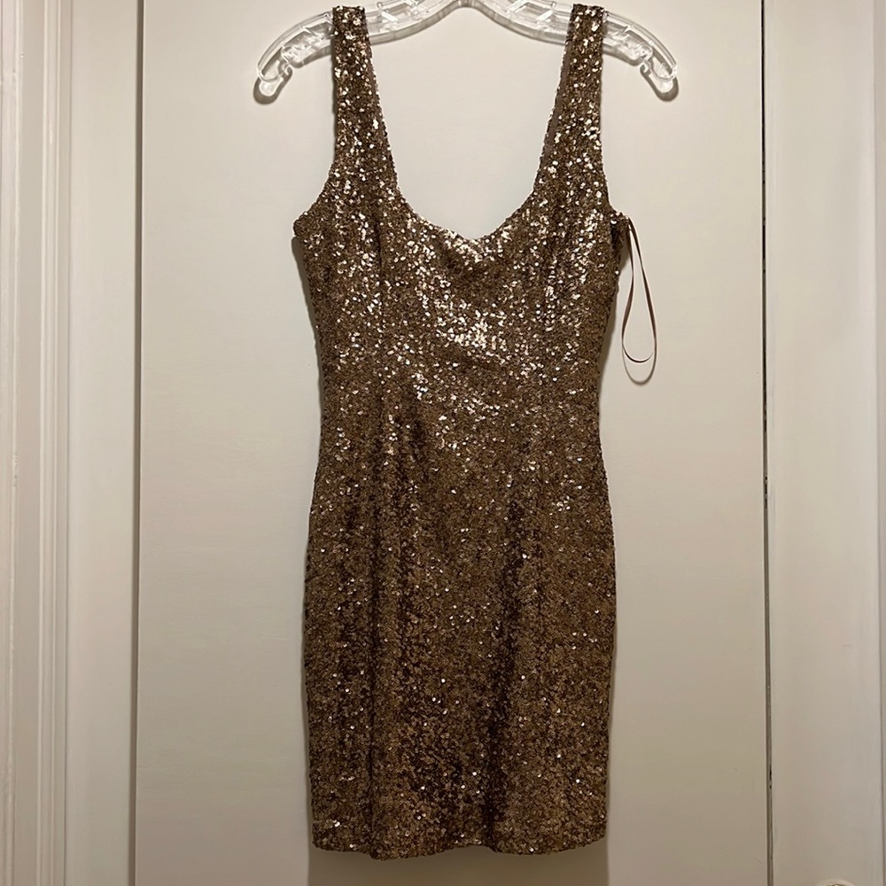 TCEC Gold Sequin Dress